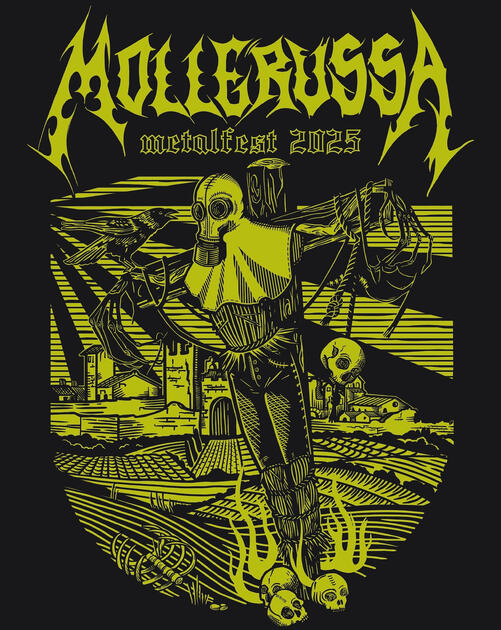 T-shirt / poster Mollerussa metalfest 2025
